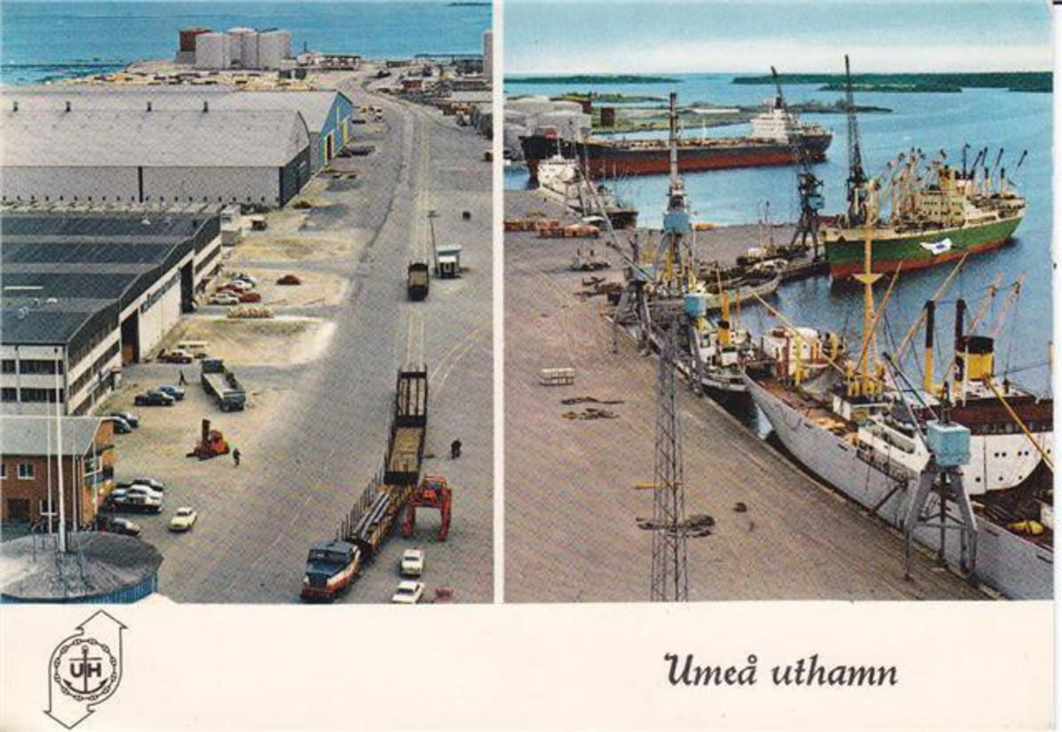 umeå uthamn - idag norra kajen